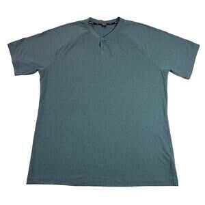 Public Rec Elevate Mock Neck Polo Shirt Size Large Stretch Lightweight Athletic